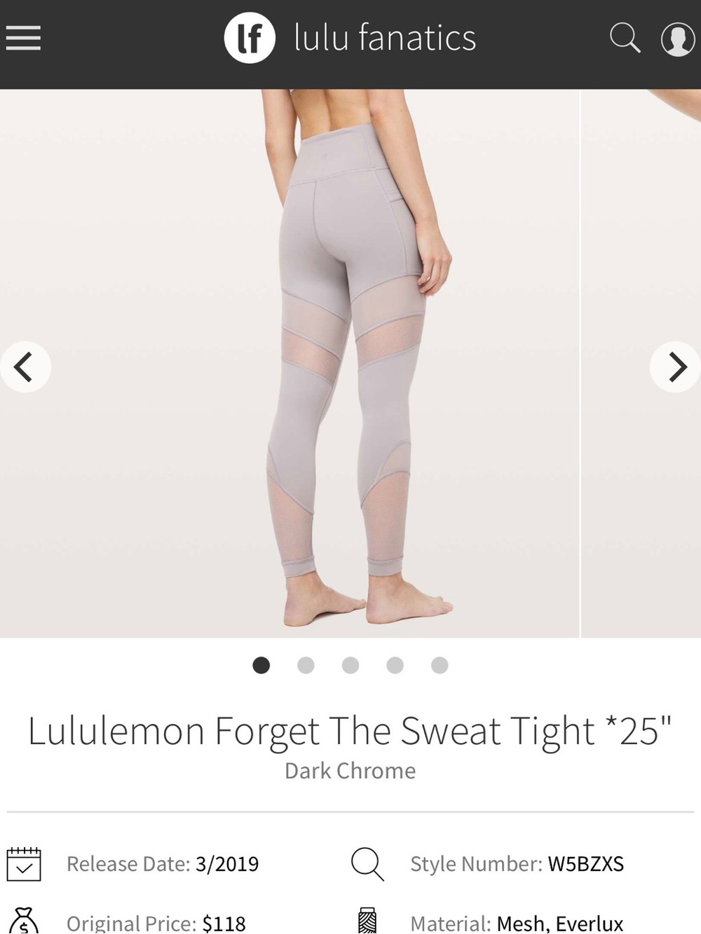 lululemon athletica forget the sweat tight Leggings with Pockets 25”
